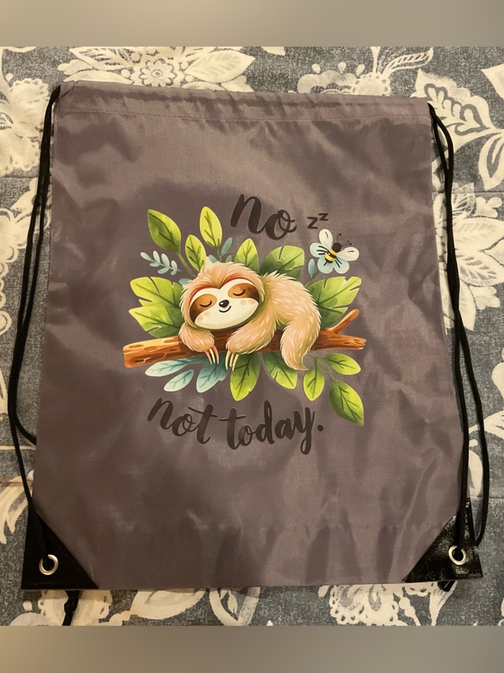 Colorful Drawstring Bag, NWOT